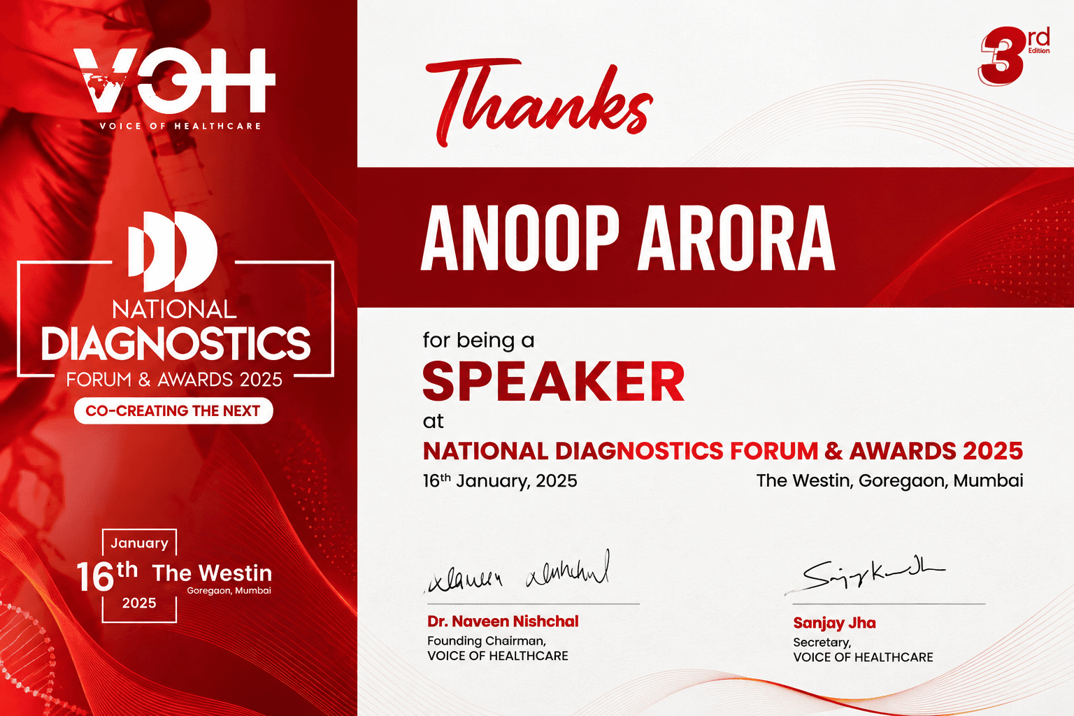 National Diagnostics Forum