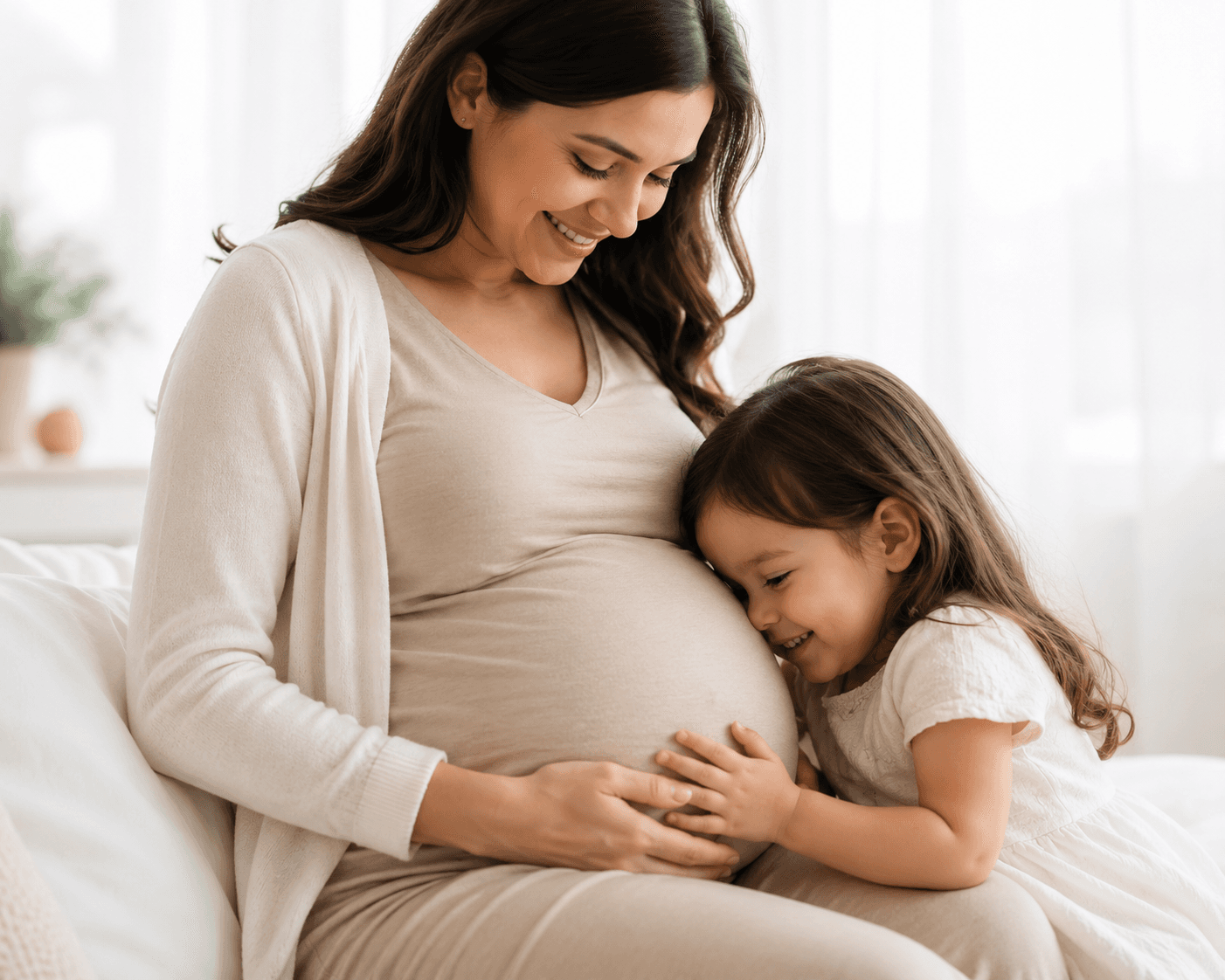 Growing family representing coordinated fertility care