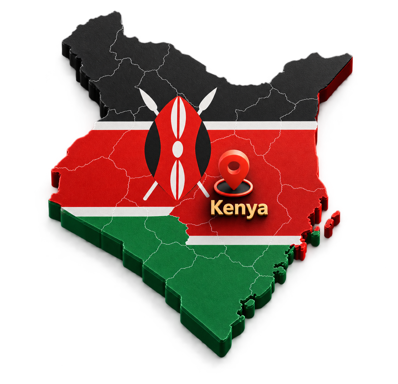 Kenya map — itDose hospital network